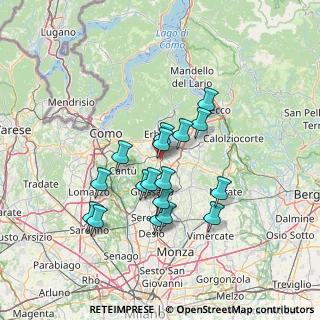 Mappa Via Brianza, 22045 Lambrugo CO, Italia (11.87294)