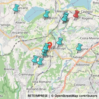 Mappa Via Brianza, 22045 Lambrugo CO, Italia (2.07923)