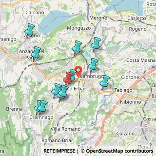 Mappa Via Brianza, 22045 Lambrugo CO, Italia (1.81385)