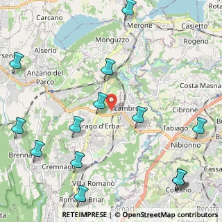 Mappa Via Brianza, 22045 Lambrugo CO, Italia (2.98286)