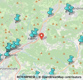 Mappa Via Spiazzi, 24021 Albino BG, Italia (6.5635)