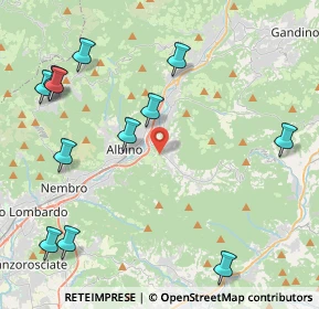 Mappa Via Spiazzi, 24021 Albino BG, Italia (5.23333)