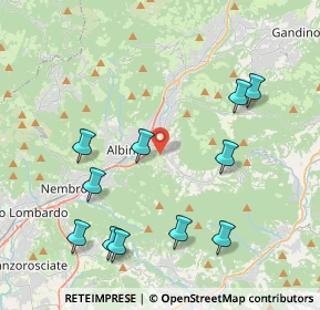 Mappa Via Spiazzi, 24021 Albino BG, Italia (4.48182)
