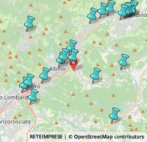 Mappa Via Spiazzi, 24021 Albino BG, Italia (5.1785)