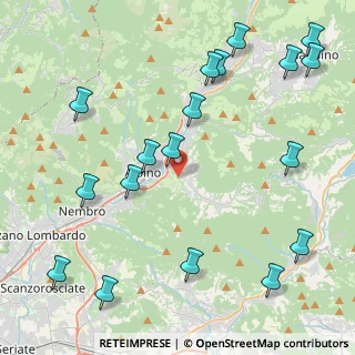 Mappa Via Spiazzi, 24021 Albino BG, Italia (5.38333)