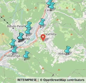 Mappa Via Spiazzi, 24021 Albino BG, Italia (2.2975)