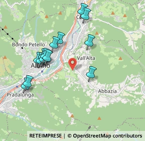 Mappa Via Spiazzi, 24021 Albino BG, Italia (1.88143)
