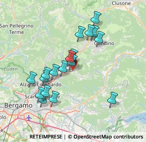 Mappa Via Spiazzi, 24021 Albino BG, Italia (6.48579)