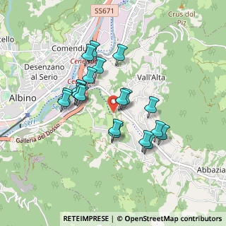 Mappa Via Spiazzi, 24021 Albino BG, Italia (0.759)