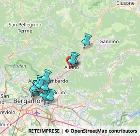Mappa Via Giuseppe Mazzini, 24025 Albino BG, Italia (7.64231)