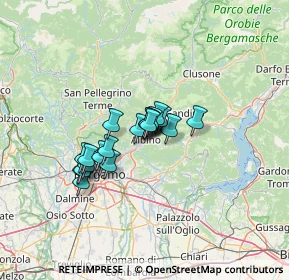 Mappa Via Giuseppe Mazzini, 24025 Albino BG, Italia (8.8765)