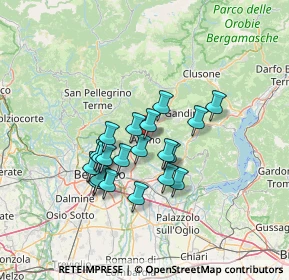 Mappa Via Giuseppe Mazzini, 24025 Albino BG, Italia (10.7615)