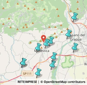 Mappa Via Salarola, 36063 Marostica VI, Italia (4.32273)