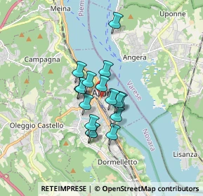 Mappa Via Paleocapa, 28041 Arona NO, Italia (1.13)