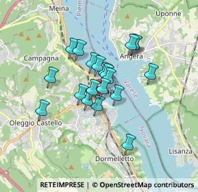 Mappa Via Paleocapa, 28041 Arona NO, Italia (1.2605)