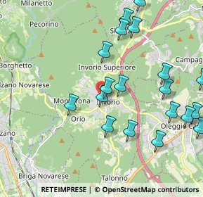 Mappa Via G. Pulazzini, 28045 Invorio NO, Italia (2.3575)