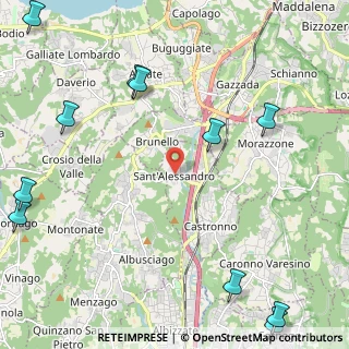 Mappa Piazza Cav. Giancarlo de Moli, 21040 Castronno VA, Italia (3.28545)
