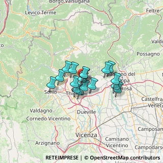 Mappa 36030 Lugo di Vicenza VI, Italia (8.07765)
