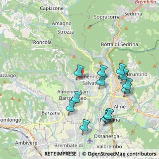Mappa Strada Provinciale, 24031 Almenno San Salvatore BG, Italia (2.06385)