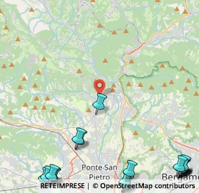 Mappa Strada Provinciale, 24031 Almenno San Salvatore BG, Italia (7.5945)