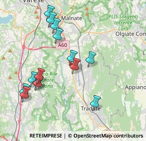 Mappa Via Melette, 21043 Castiglione Olona VA, Italia (4.05571)