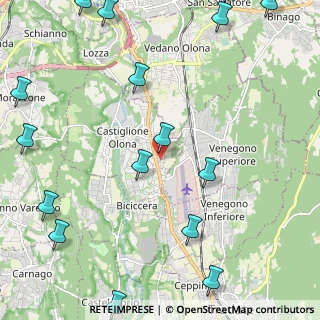 Mappa Via Melette, 21043 Castiglione Olona VA, Italia (3.35778)