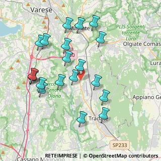 Mappa Via Melette, 21043 Castiglione Olona VA, Italia (4.0455)