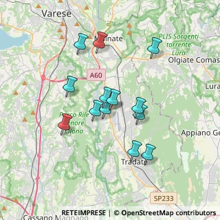 Mappa Via Melette, 21043 Castiglione Olona VA, Italia (3.03077)