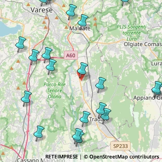 Mappa Via Melette, 21043 Castiglione Olona VA, Italia (6.0015)