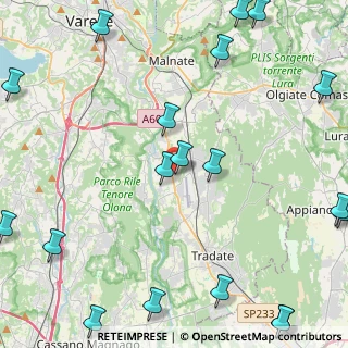 Mappa Via Melette, 21043 Castiglione Olona VA, Italia (6.8055)