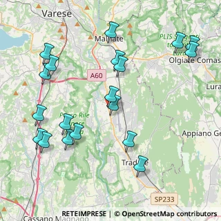 Mappa Via Gorizia, 21043 Castiglione Olona VA, Italia (4.75158)