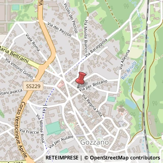 Mappa Via Regina Villa, 66, 28024 Gozzano, Novara (Piemonte)