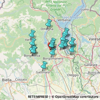 Mappa Via Regina Villa, 28024 Gozzano NO, Italia (10.337)