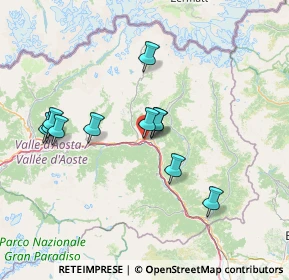 Mappa Via Emile Chanoux, 11024 Châtillon AO, Italia (13.16)