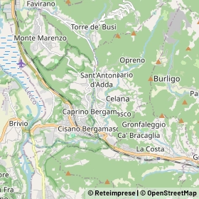 Mappa Caprino Bergamasco