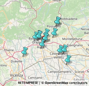 Mappa Via S. Francesco, 36060 Romano D'ezzelino VI, Italia (9.83692)