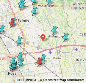 Mappa Via S. Francesco, 36060 Romano D'ezzelino VI, Italia (3.0415)