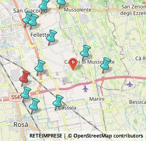 Mappa Via S. Francesco, 36060 Romano D'ezzelino VI, Italia (2.56333)