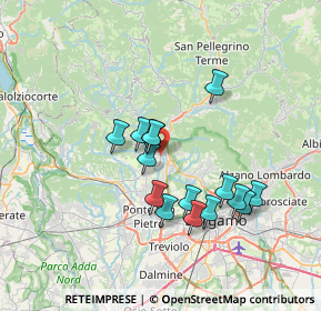 Mappa Via Dogana, 24031 Almenno San Salvatore BG, Italia (6.14467)