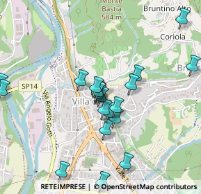 Mappa Via S. Faustino, 24018 Villa d'Almè BG, Italia (0.4605)