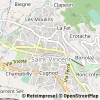 Map Saint-Vincent