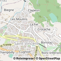 Térkép Saint-Vincent