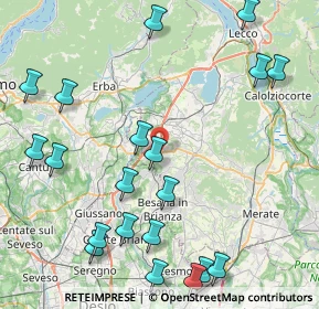 Mappa Strada Provinciale, 23892 Bulciago LC, Italia (10.5785)