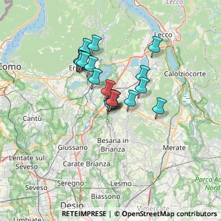 Mappa Strada Provinciale, 23892 Bulciago LC, Italia (5.14833)