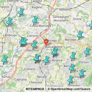Mappa Strada Provinciale, 23892 Bulciago LC, Italia (2.818)