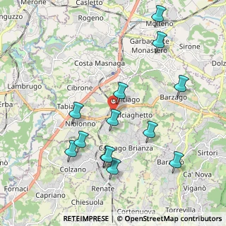 Mappa Strada Statale, 23892 Bulciago LC, Italia (2.13154)