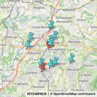 Mappa Strada Statale, 23892 Bulciago LC, Italia (1.48)