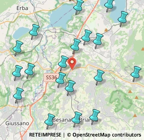 Mappa Strada Statale, 23892 Bulciago LC, Italia (5.0155)