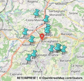 Mappa Strada Statale, 23892 Bulciago LC, Italia (1.62667)