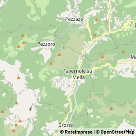Mappa Tavernole sul Mella